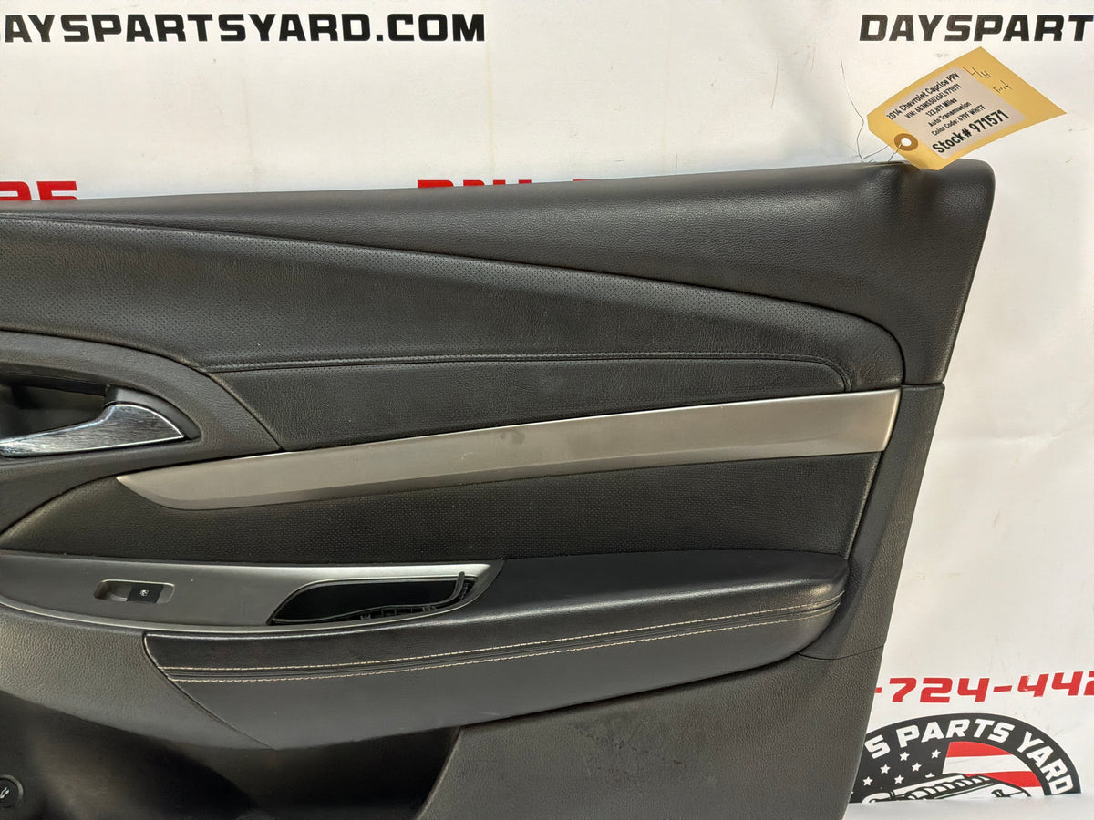 2014 Chevy Caprice PPV RH Passenger Front Door Panel OEM