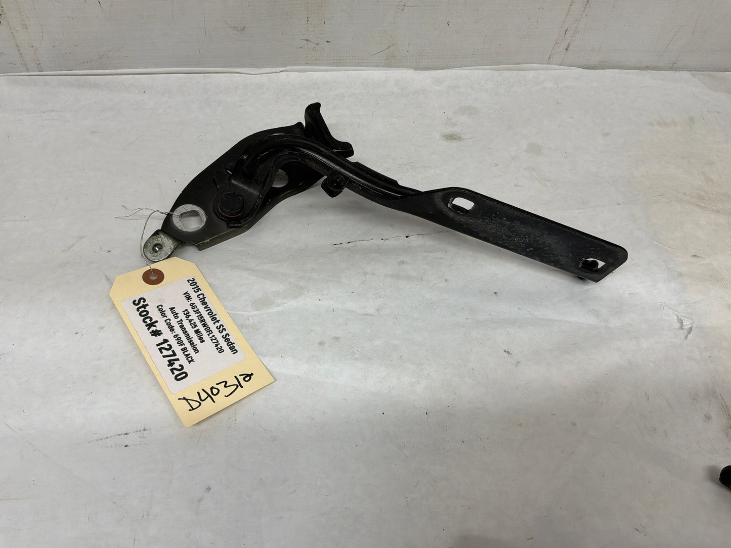 2015 Chevy SS Sedan RH Passenger Hood Hinge OEM