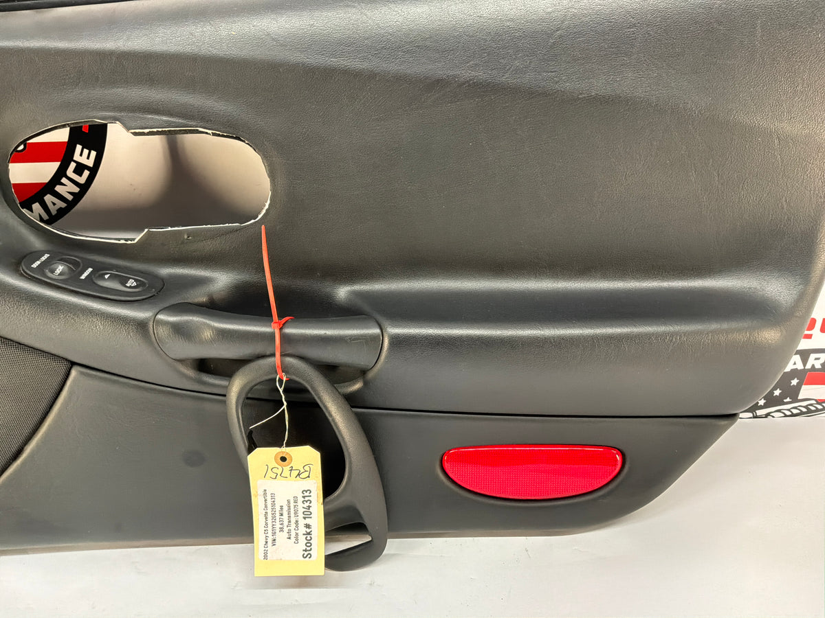 2002 Chevy Corvette Convertible RH Passenger Interior Door Panel OEM