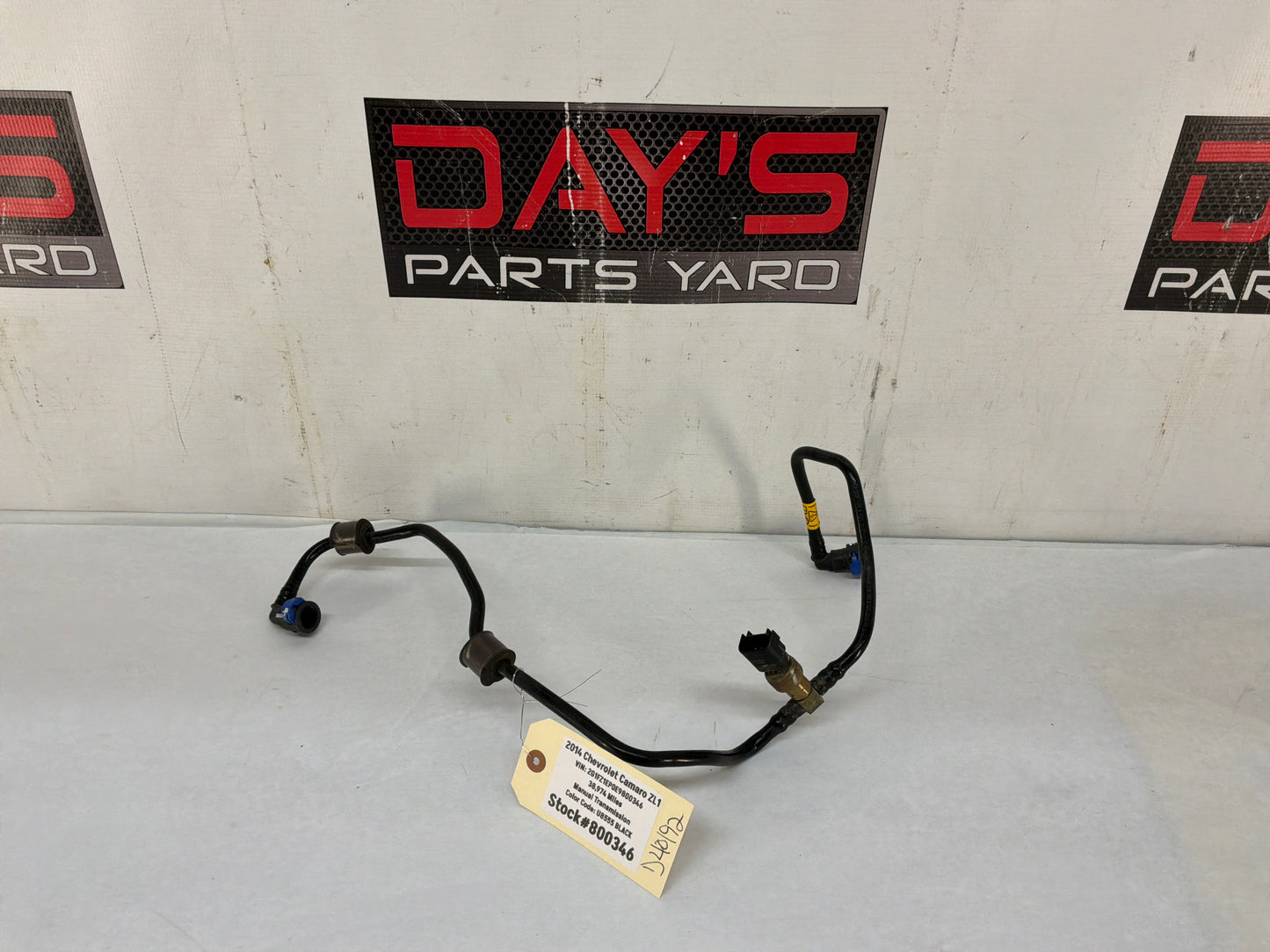 2014 Chevy Camaro ZL1 Fuel Tank Pump Feed Hose Line Pipe Tube OEM
