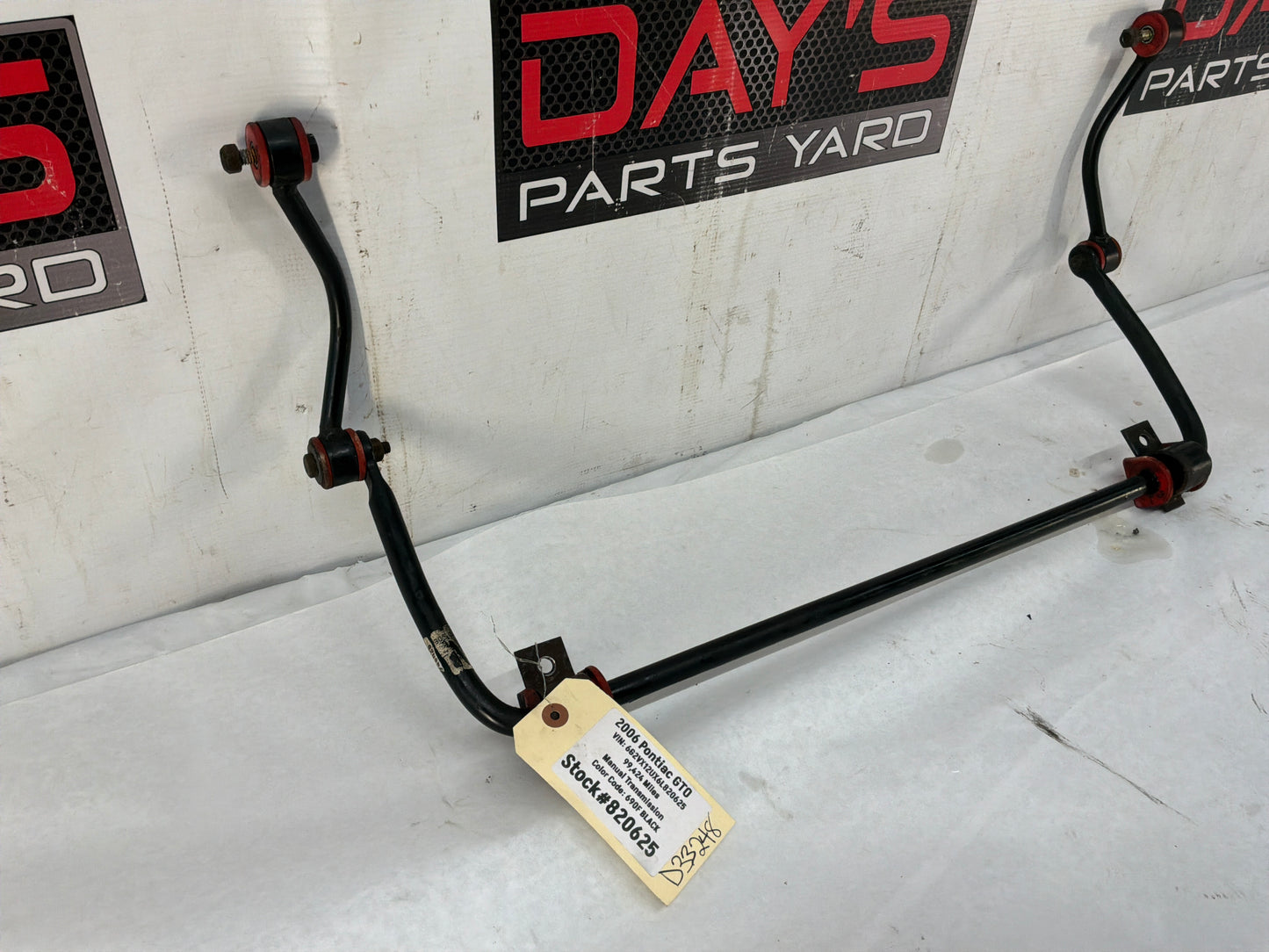 Rear swear bar - Day's Parts Yard