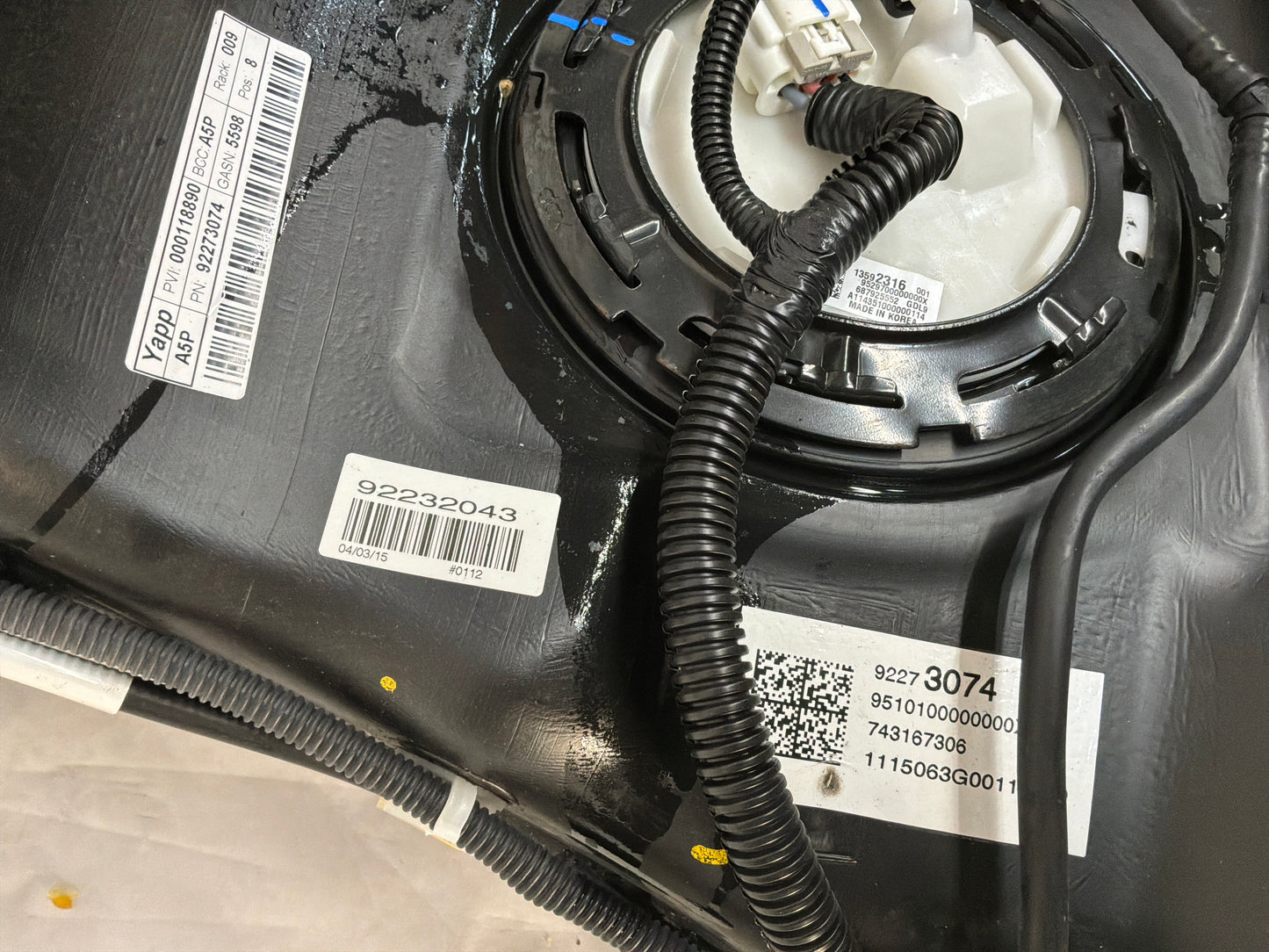 Fuel tank - Day's Parts Yard