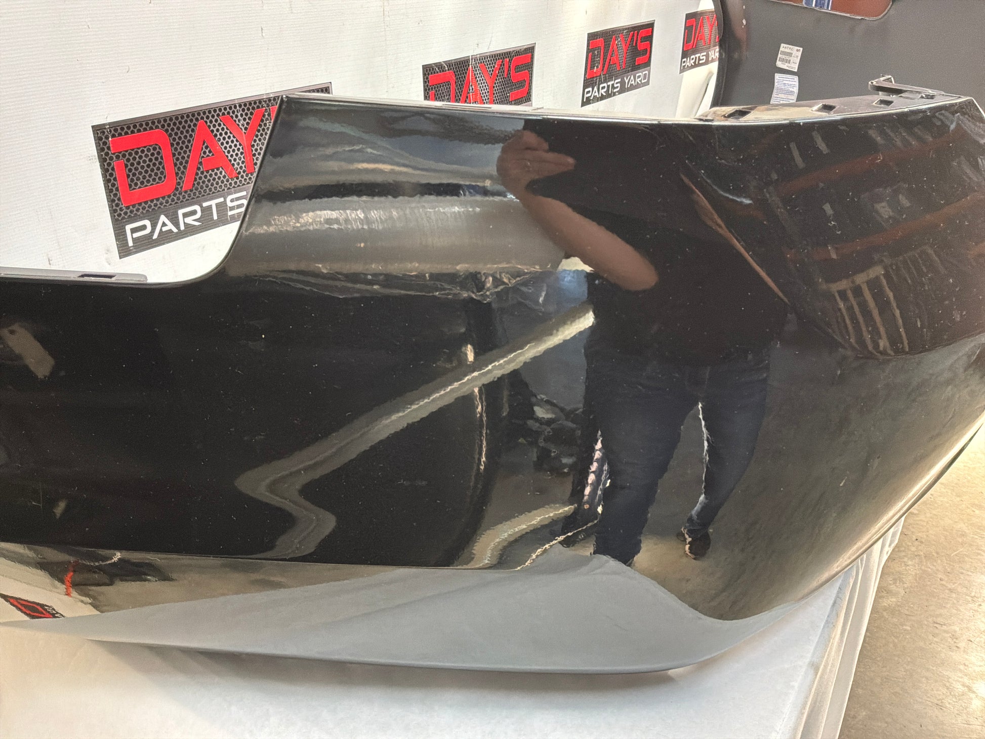2012 Chevy Caprice PPV Rear Bumper Black OEM - Day's Parts Yard