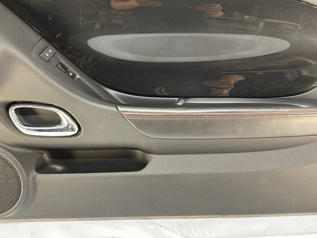 2013 Chevy Camaro ZL1 RH Passenger Carbon Flash Front Interior Door Panel Trim OEM