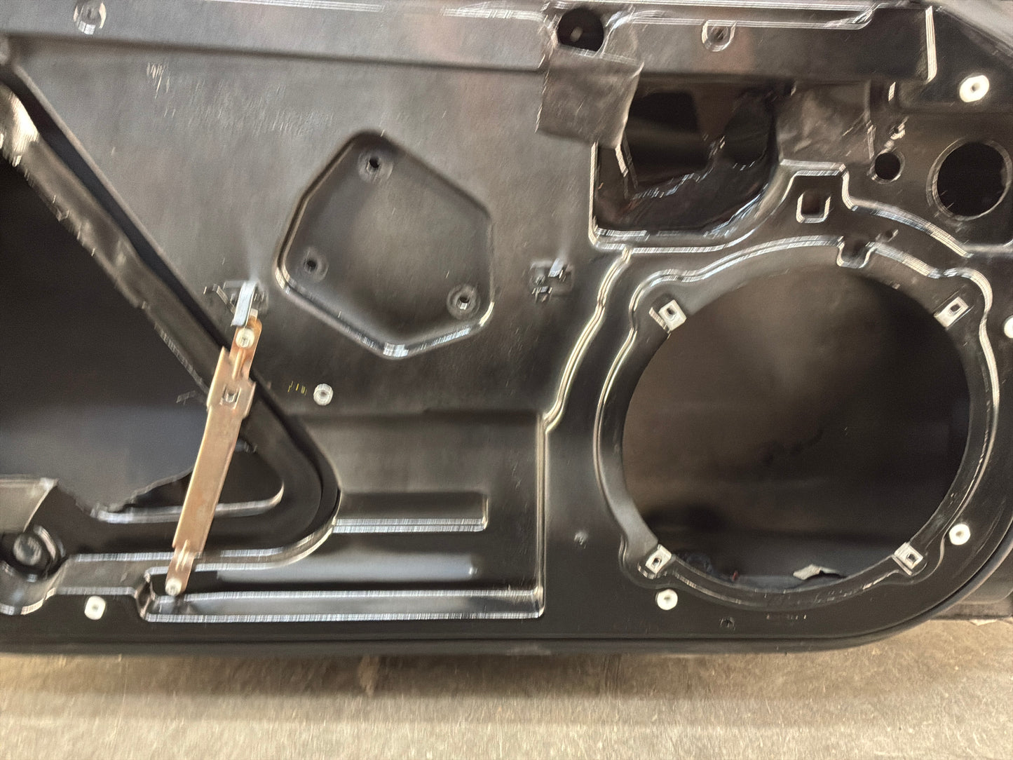 2007 Chevy C6 Corvette Convertible LH Driver Exterior Front Door Black OEM