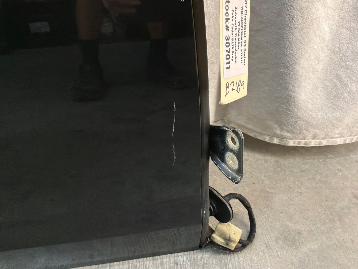 2017 Chevrolet SS Sedan RH Passenger Rear Exterior Door Black OEM