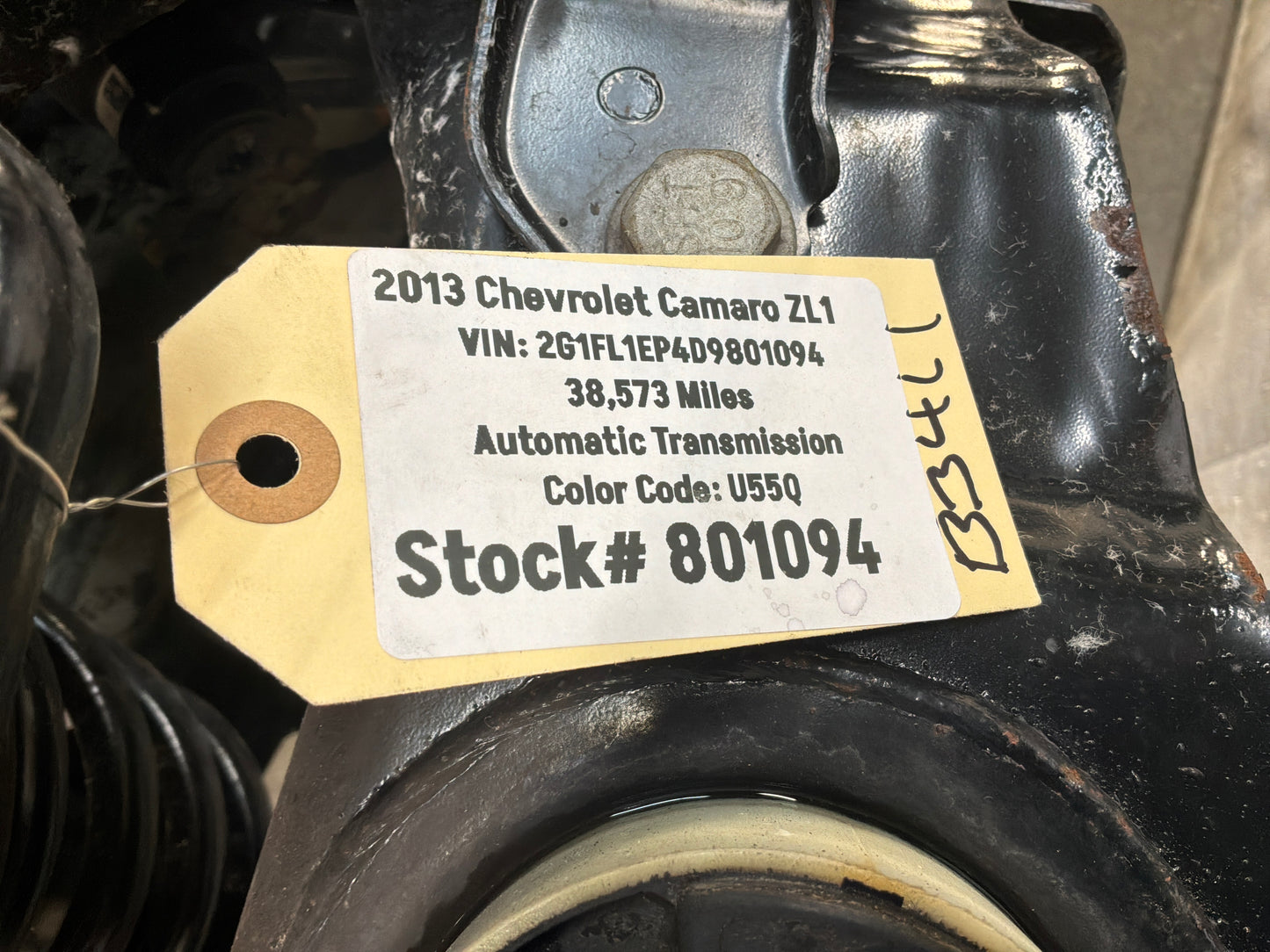 2013 Chevy Camaro ZL1 Complete Rear Cradle K Member Subframe Sub Frame 3.23 LSD OEM