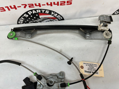 2014 Chevy SS Sedan RH Passenger Front Window Regulator Motor OEM