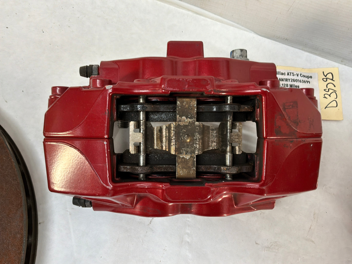 2016 Cadillac ATS-V Coupe Rear Brembo Rear Brake Calipers and Rotors OEM