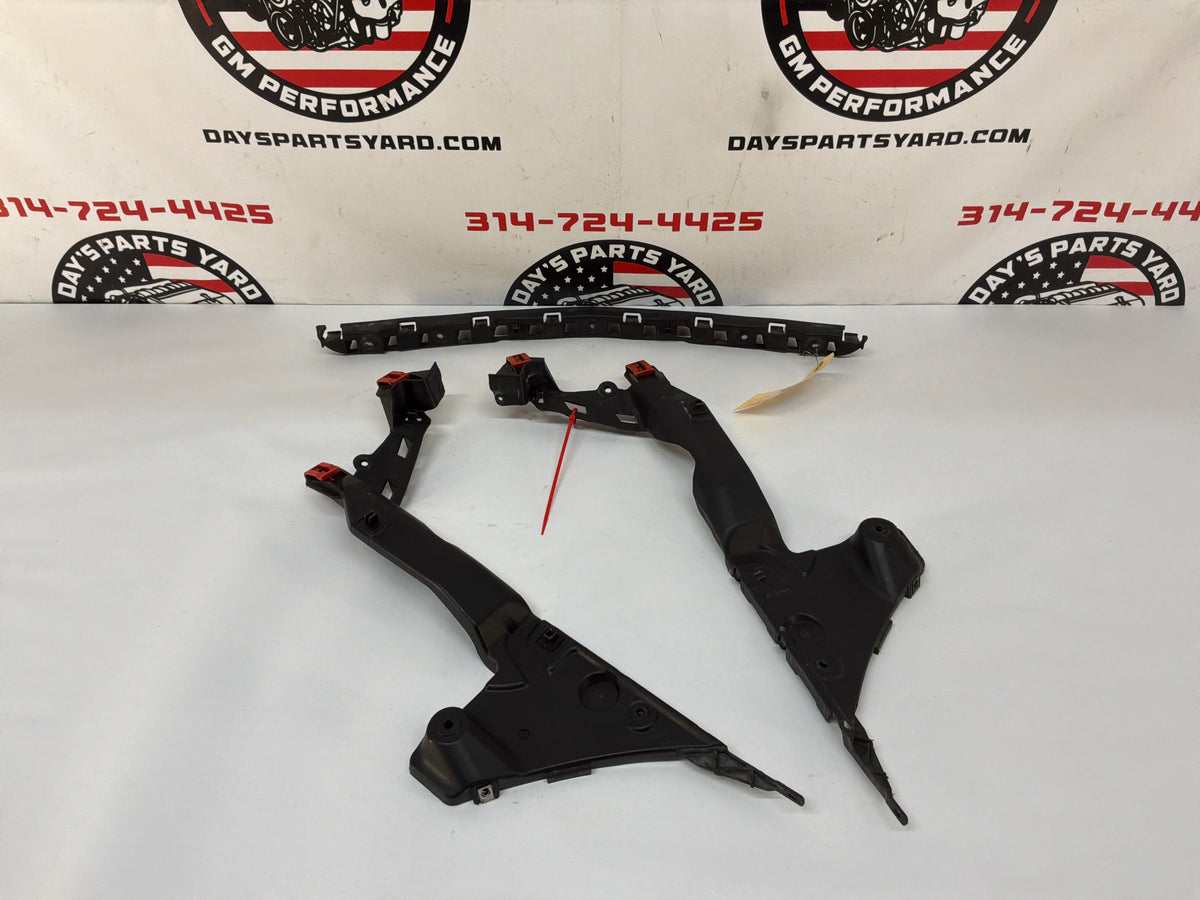 2013 Chevy Camaro ZL1 RH& LH Rear Bumper Brackets w/ Bumper Upper Support Bracket OEM