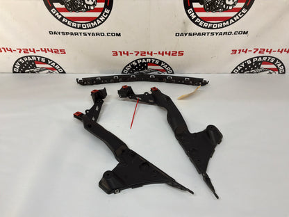 2013 Chevy Camaro ZL1 RH& LH Rear Bumper Brackets w/ Bumper Upper Support Bracket OEM