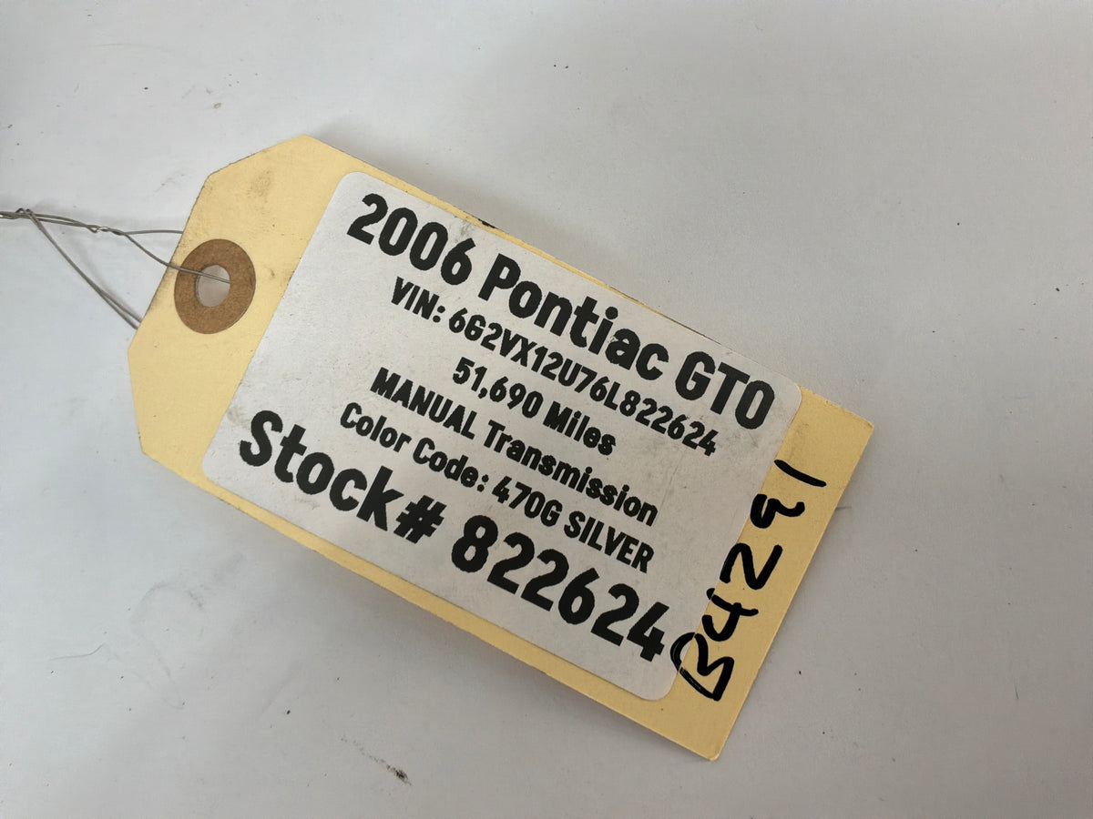 2006 Pontiac GTO Fuel Gas Tank Pump Wire Wiring Harness OEM