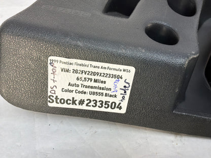 1999 Pontiac Firebird Trans Am Formula WS6 LH Driver Cargo Trunk Well T-Top Storage Holder OEM