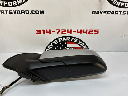 2014 Chevy SS Sedan LH Driver Exterior Mirror w/ Lane Change Assist Black OEM