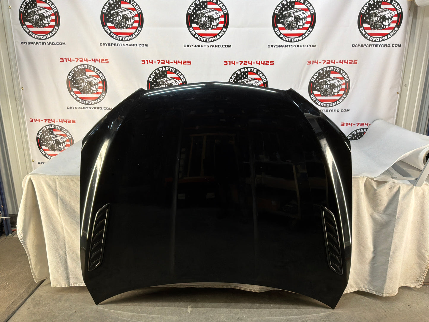 2017 Chevy SS Sedan Hood Assembly Black OEM