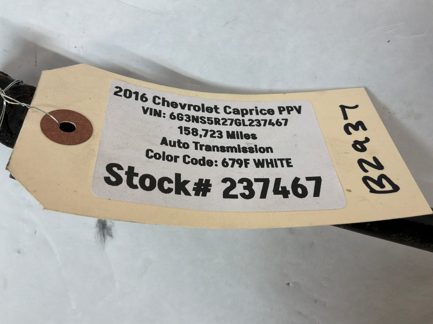 2016 Chevy Caprice PPV Steering Column Prop Shaft OEM