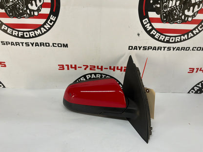 2008 Pontiac G8 GT RH Passenger Exterior Side Door Mirror Red OEM