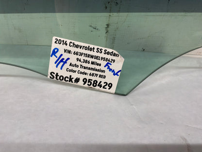 Rh front window glass - Day's Parts Yard