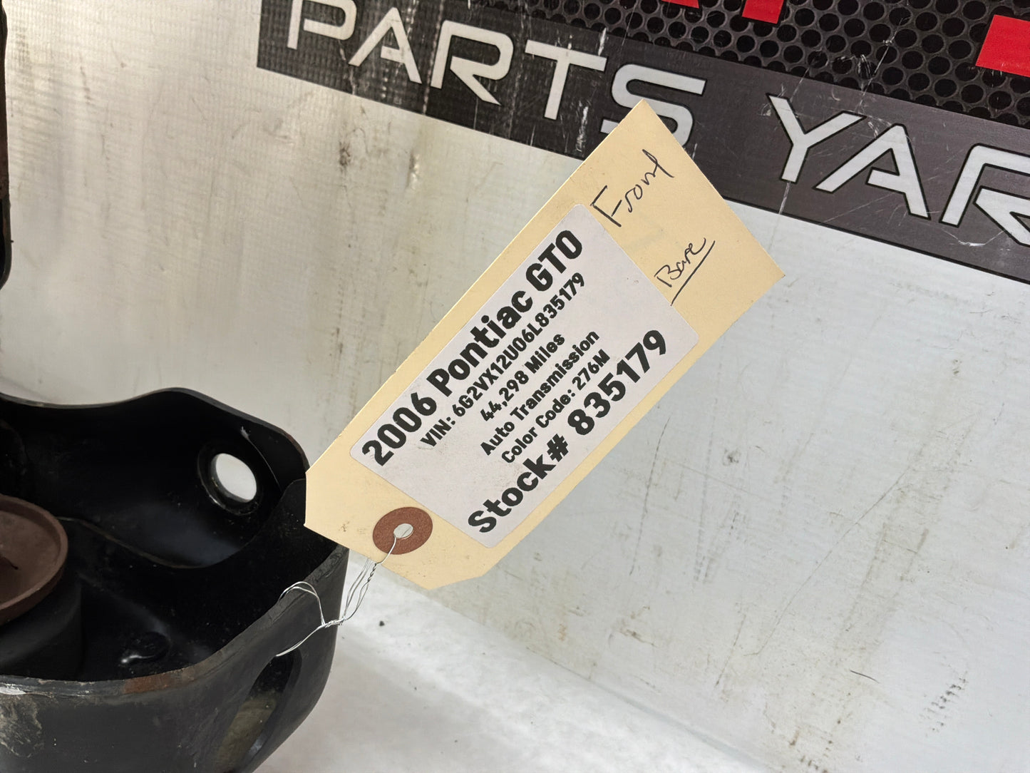 2006 Pontiac GTO Front Suspension Engine Cradle K Member Sub Frame OEM