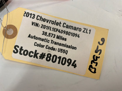2013 Chevy Camaro ZL1 RH & LH Sunvisors Sun Visors Shades w/ Clips OEM