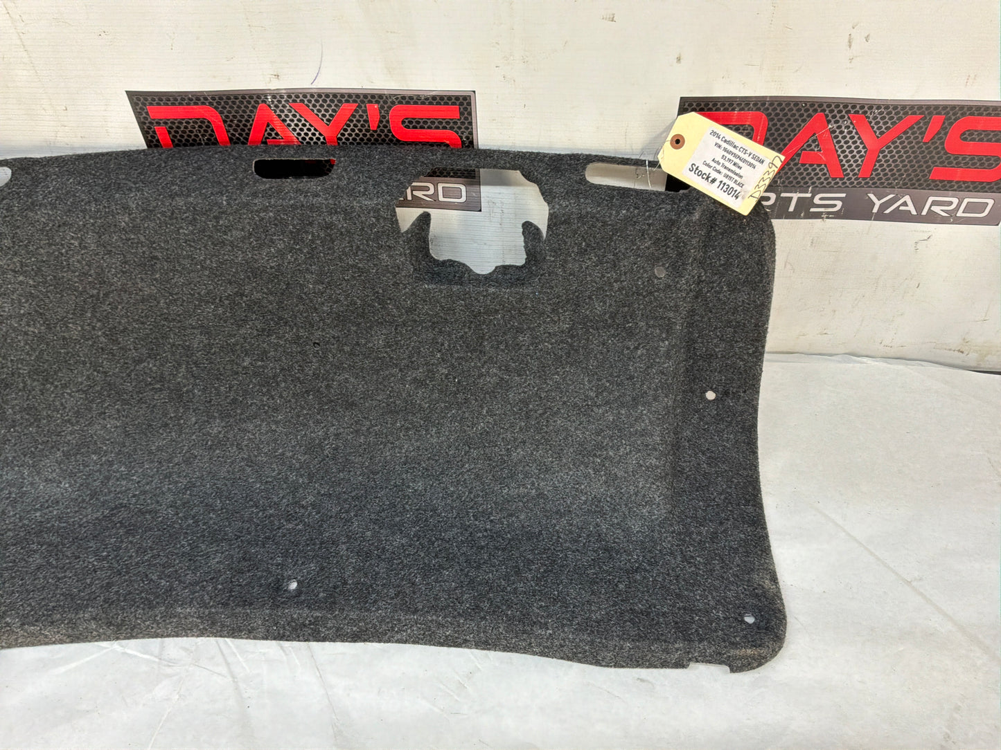 Trunk liner - Day's Parts Yard