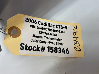 2006 Cadillac CTS-V RH Passenger Front Inner Fender Wheel Well House Liner OEM