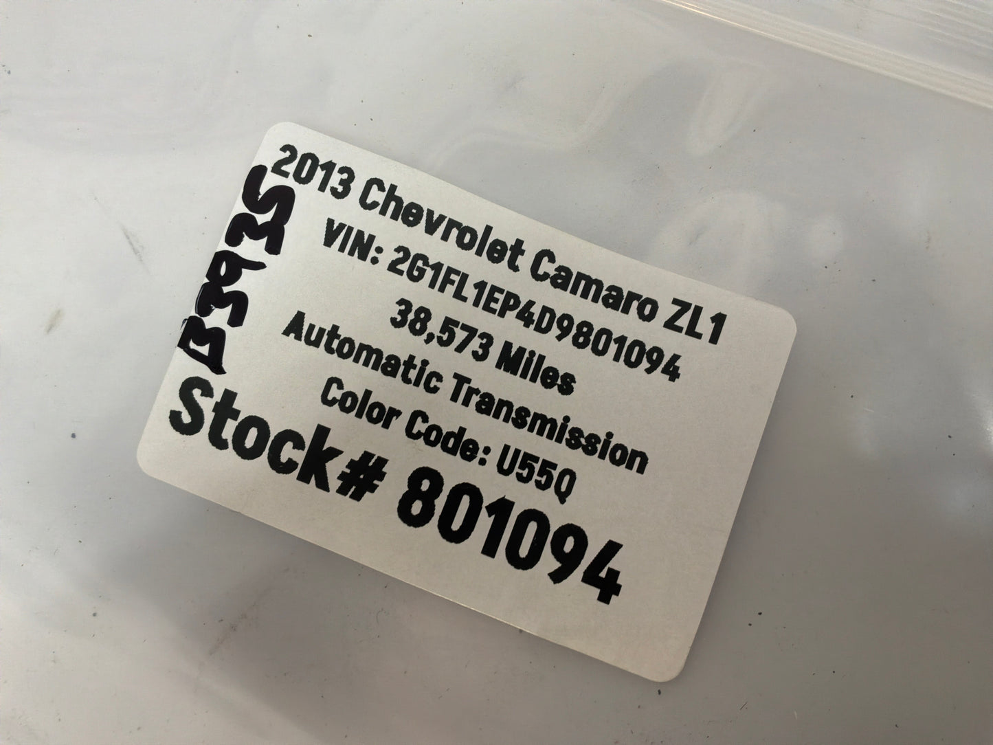 2013 Chevy Camaro ZL1 Delphi Battery Body Wiring Harness Fuse Block OEM