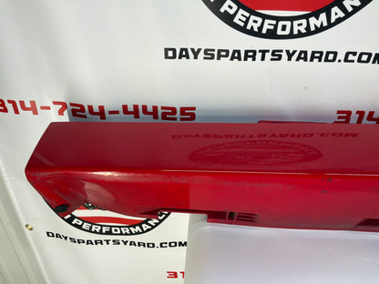 2008 Pontiac G8 GT LH Driver Rocker Molding Side Skirt Panel Trim Red OEM