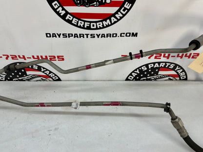 2016 Cadillac CTS-V Rear End Rearend Differential Cooler Lines Hoses Tubes Pipes OEM