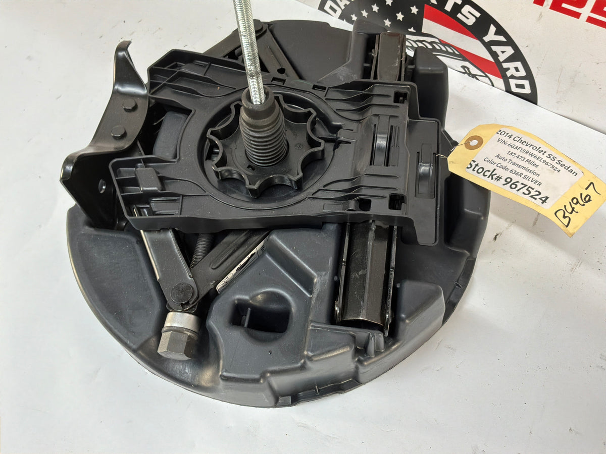 2014 Chevy SS Sedan Spare Wheel Tire Jack Package Tool Kit OEM