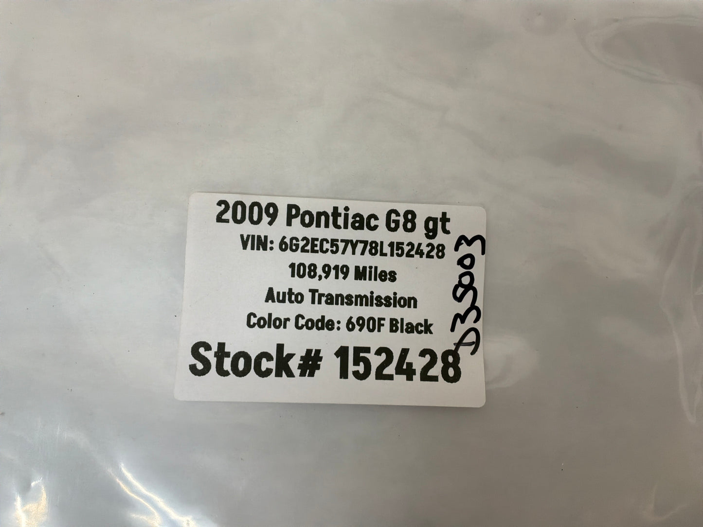 2009 Pontiac G8 GT Owners Manual Book Booklet OEM - Day's Parts Yard