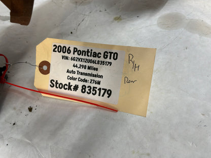 2006 Pontiac GTO RH Passenger Rear Suspension Spindle Hub Knuckle Control Arm OEM