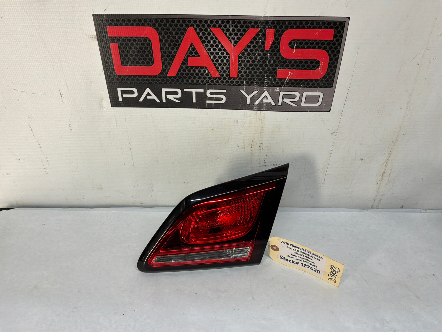 Rh taillight - Day's Parts Yard