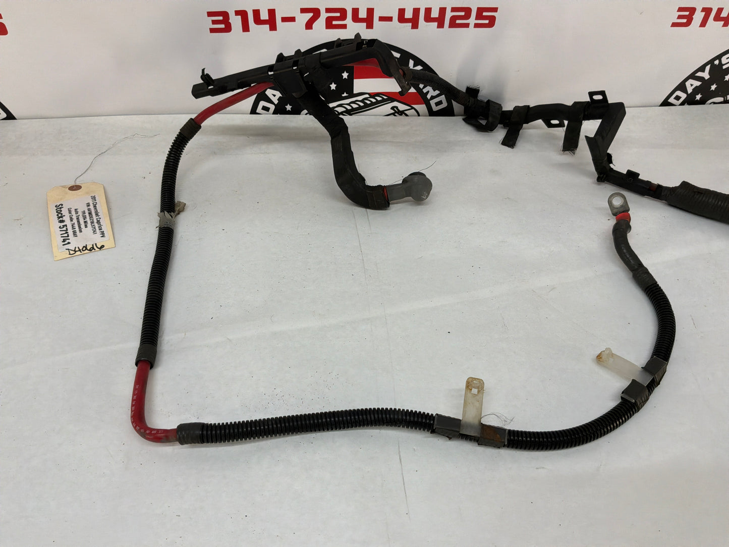 2011 Chevy Caprice PPV Engine Alternator Starter Battery Positive Cable Wire Wiring Harness OEM