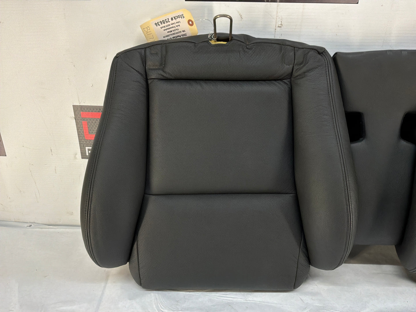 2004 Pontiac GTO Seats Fronts and Rears Black Leather OEM