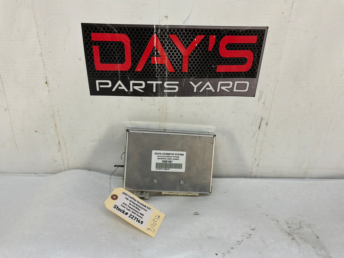 2002 Cadillac Escalade EXT Suspension Control Module OEM