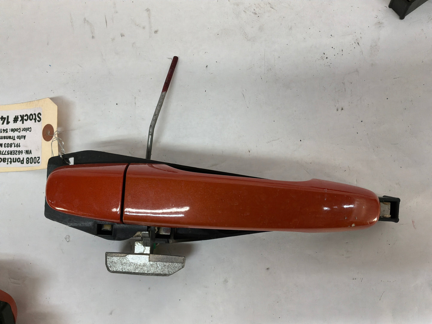 2008 Pontiac G8 Base Exterior Door Handles Set Orange OEM