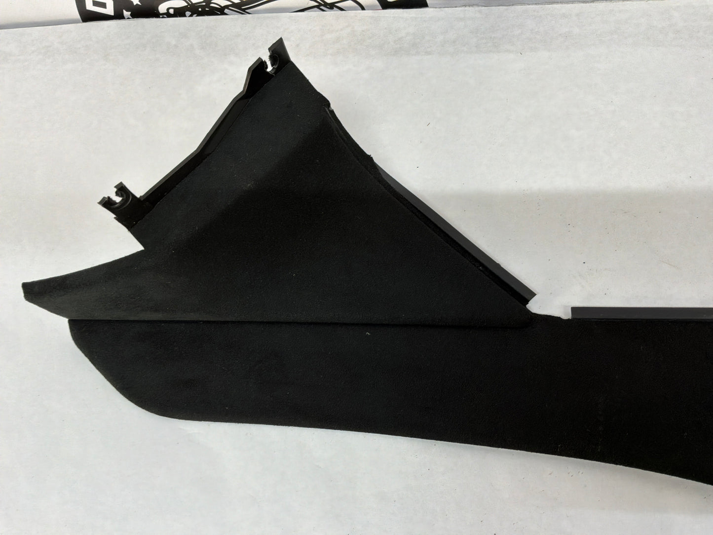 2005 Pontiac GTO RH & LH Console Interior Black Suede Trim Panels OEM