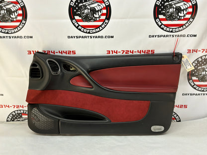 2004 Pontiac GTO RH Passenger Front Interior Door Panel Red OEM