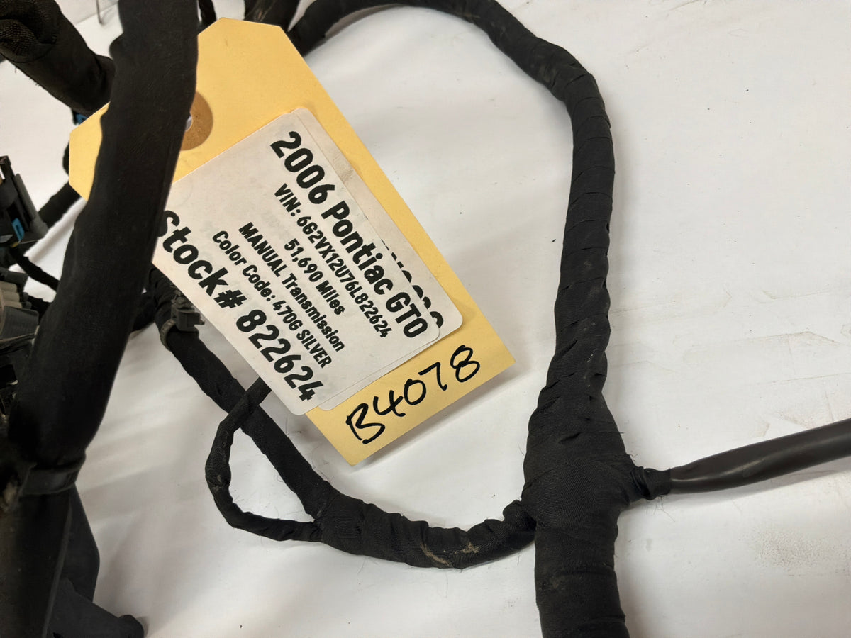 2006 Pontiac GTO Engine Motor Manual Transmission Wire Wiring Harness OEM