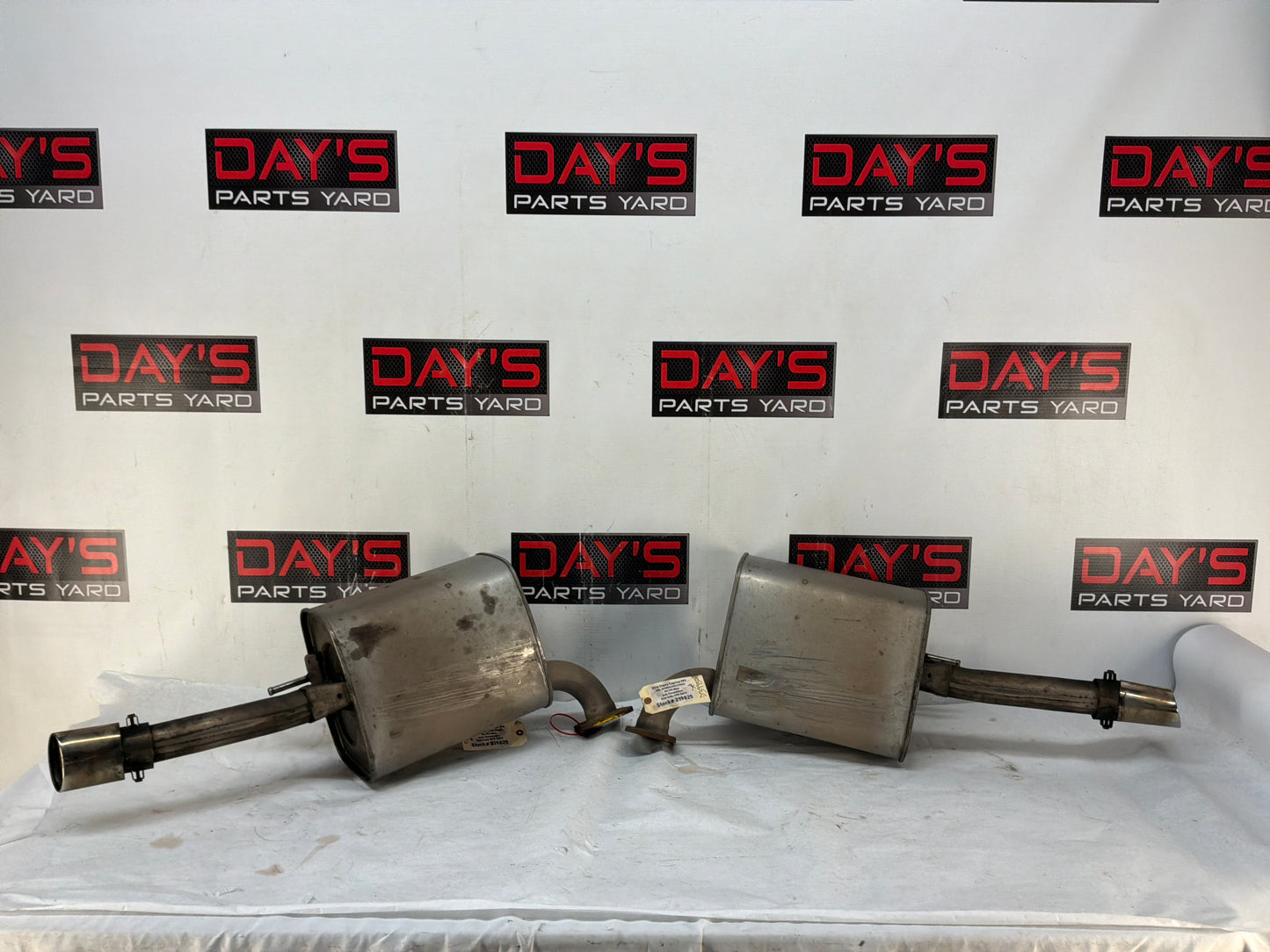 2016 Chevy Caprice PPV Factory OEM Axle Back Exhaust Mufflers Set