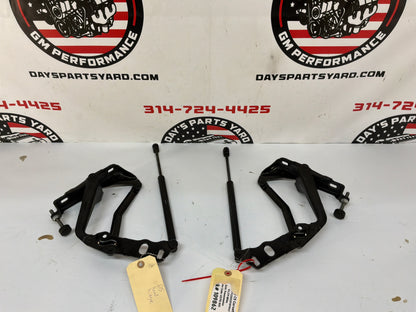 2002 Chevy C5 Corvette Corvette RH & LH Hood Hinges w/ Hood Struts OEM