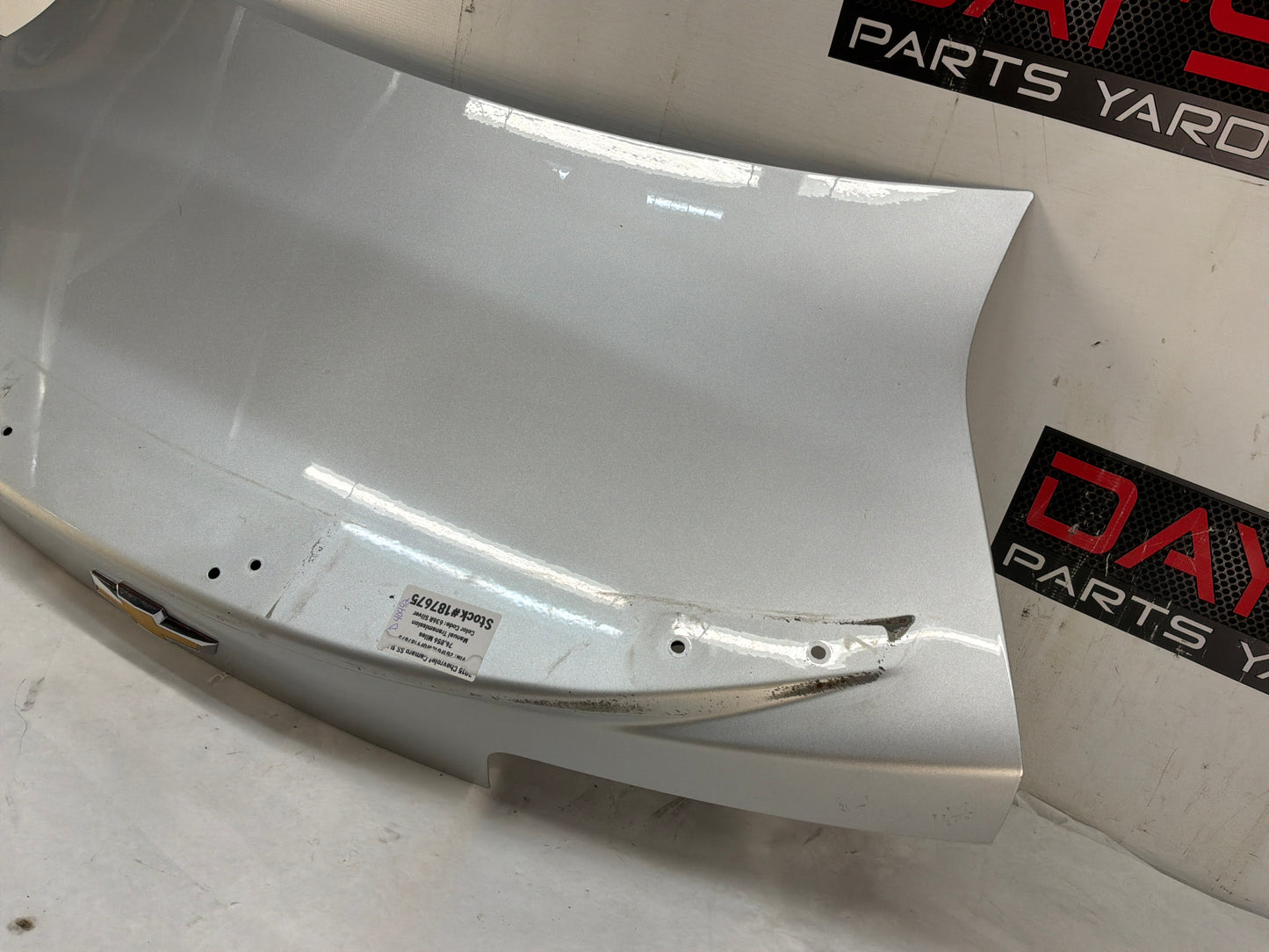2015 Chevrolet Camaro SS 1LE Trunk Deck Lid Silver OEM