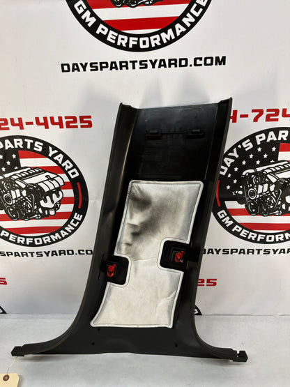 2018 Cadillac CTS-V LH Driver Interior Lower B Pillar Trim Cover Black OEM