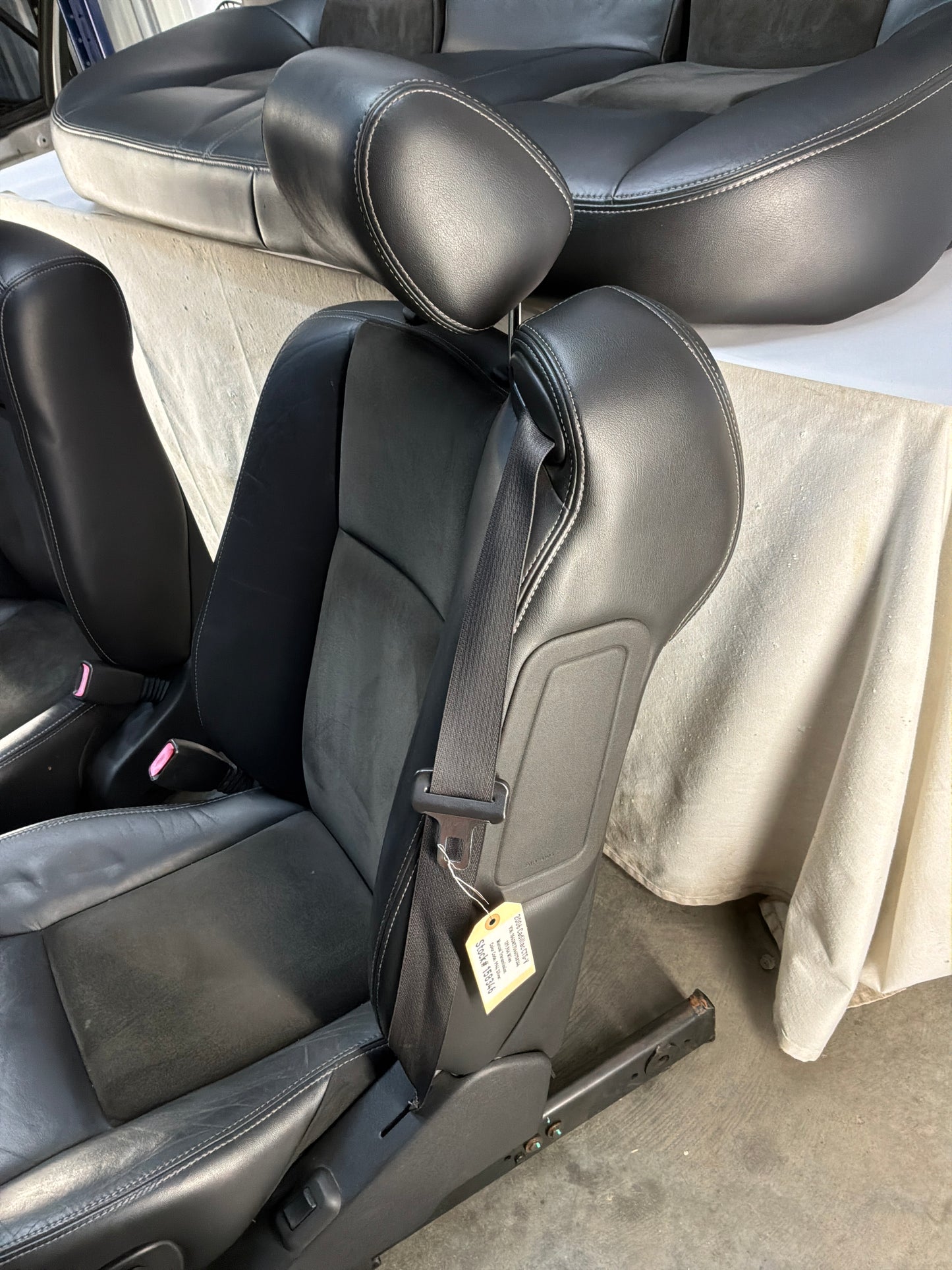 2006 Cadillac CTS-V Seats Fronts & Rears Non Recaro Leather and Suede OEM