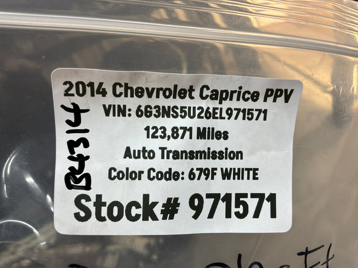 2014 Chevy Caprice PPV Driveshaft Drive Shaft Propeller Hardware Nuts Bolts OEM