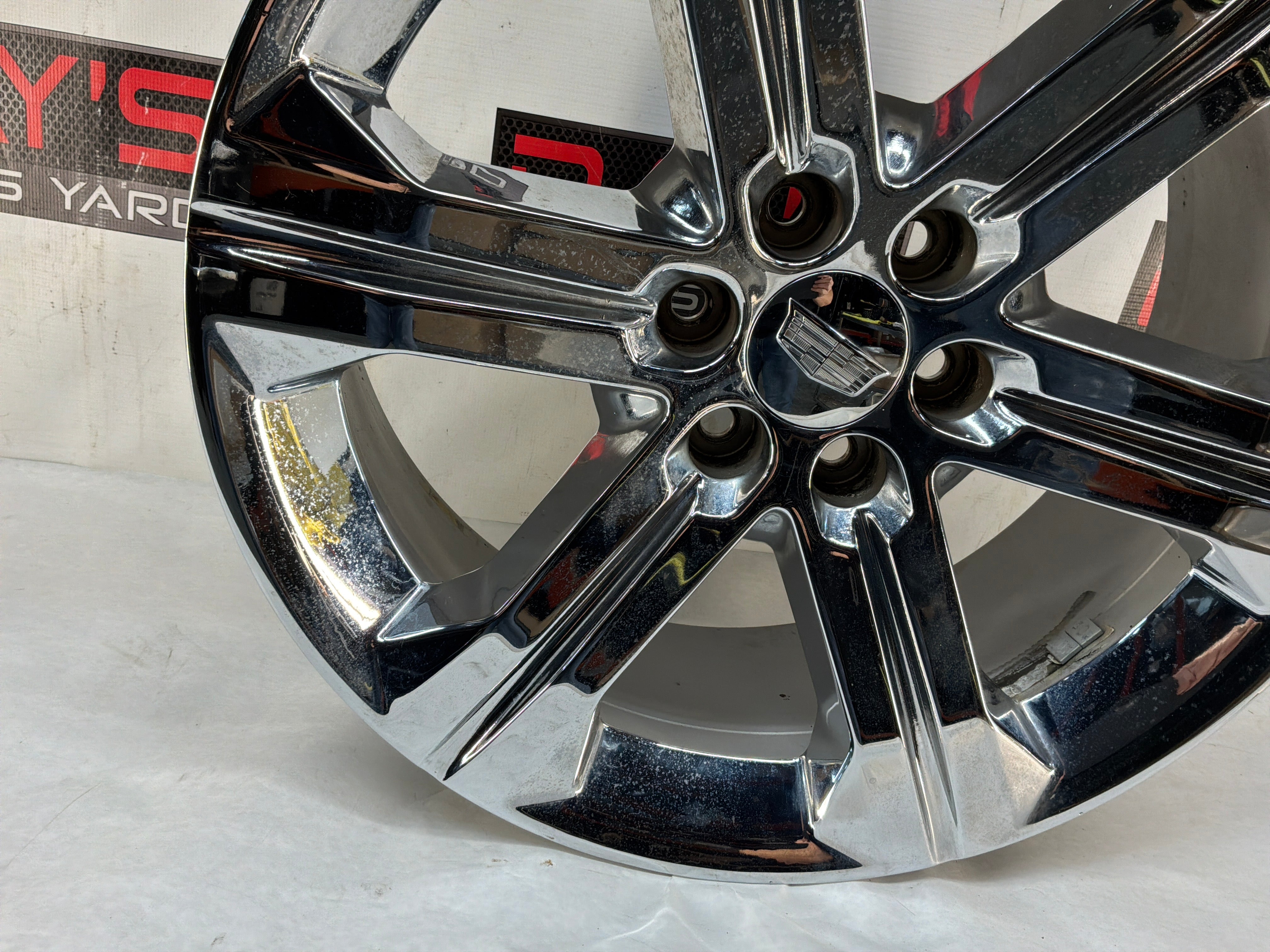 2018 Cadillac Escalade Single Spoke Chrome Wheel 22X8JX24 OEM
