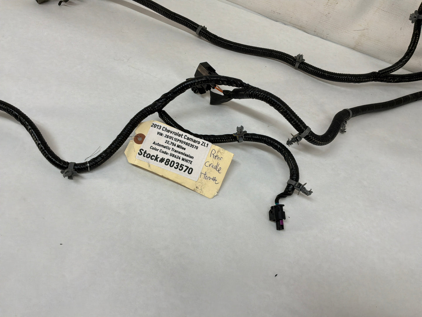 Rear cradle harness - Day's Parts Yard