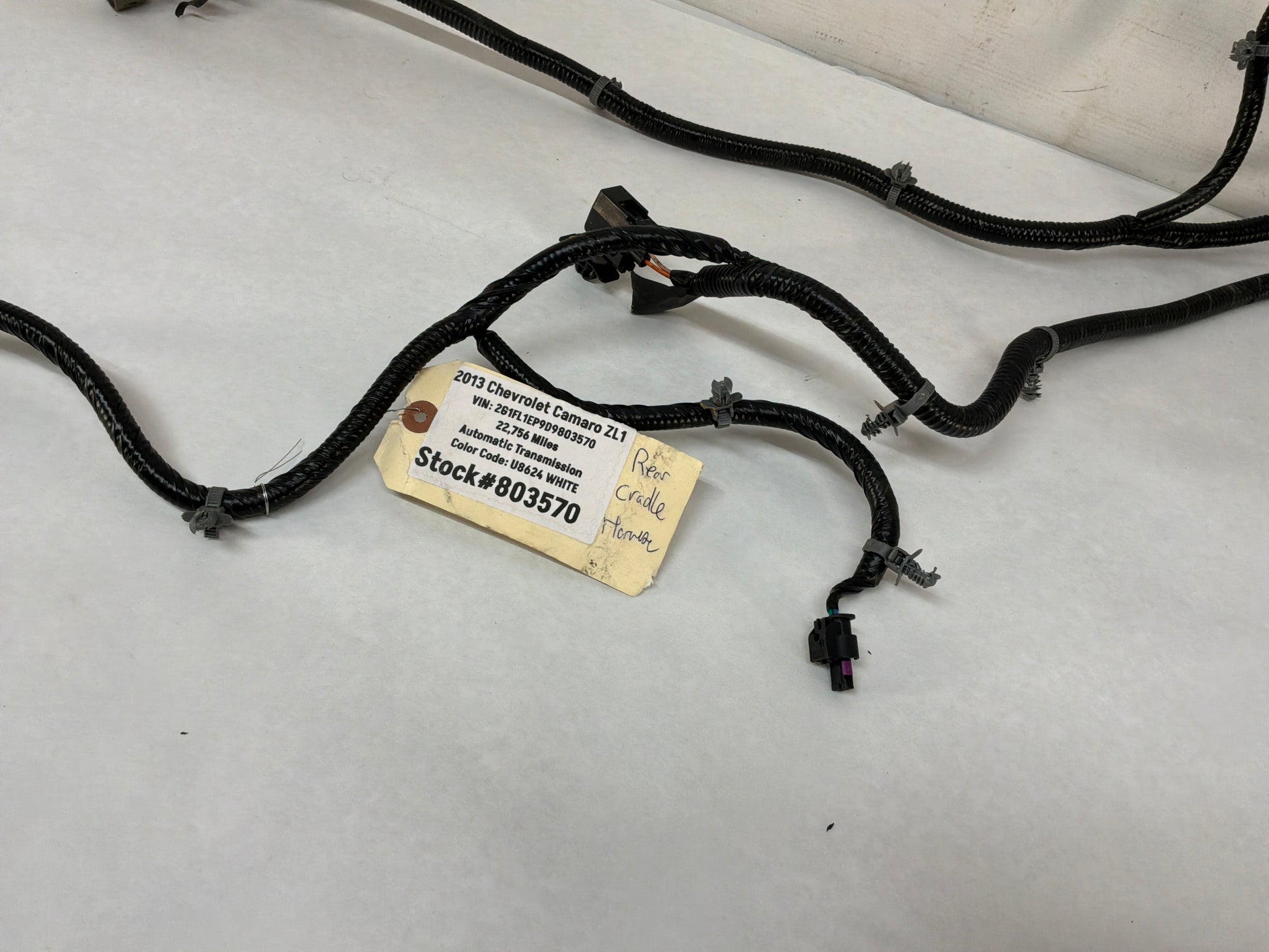 Rear cradle harness - Day's Parts Yard