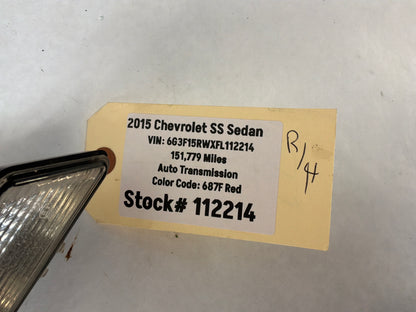 2015 Chevy SS Sedan RH Passenger Daytime Running Light Lamp DRL OEM